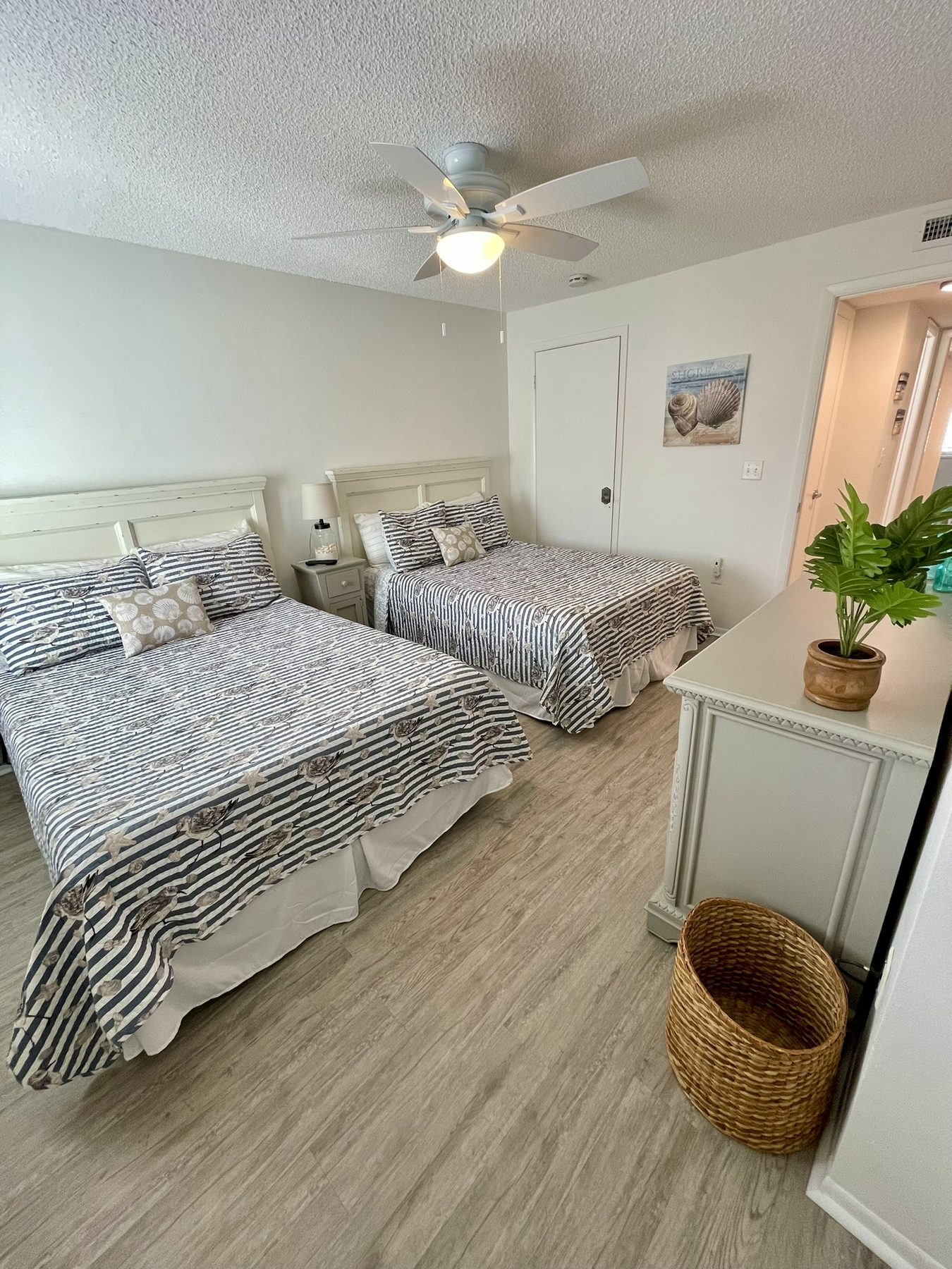 Guest bedroom with two beds